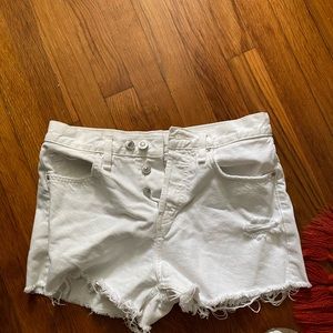 Hudson jean shorts white